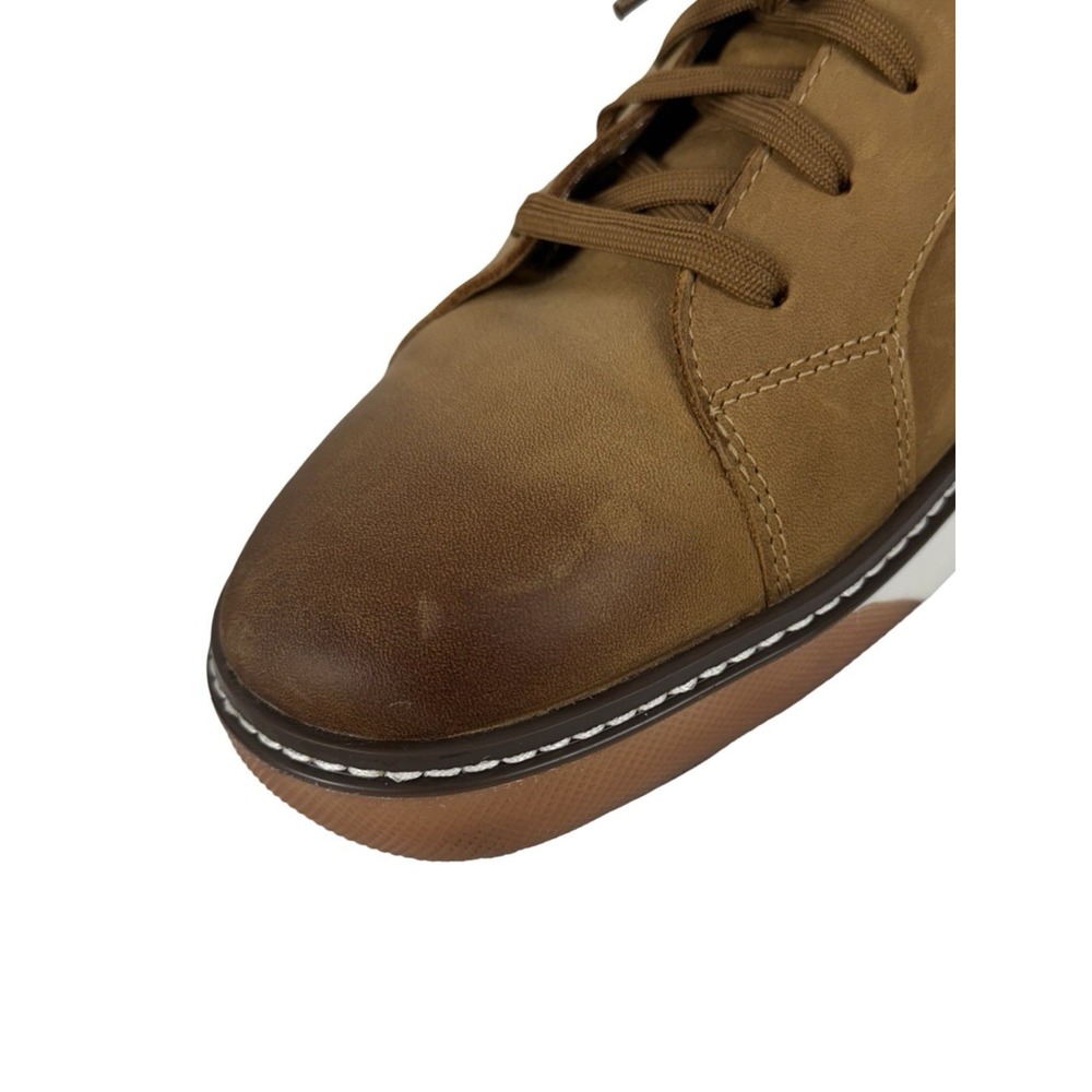 Johnston & Murphy Mens US 12 Shoes McGuffey Lug Lace To Toe Sneakers Distressed - Picture 15 of 16